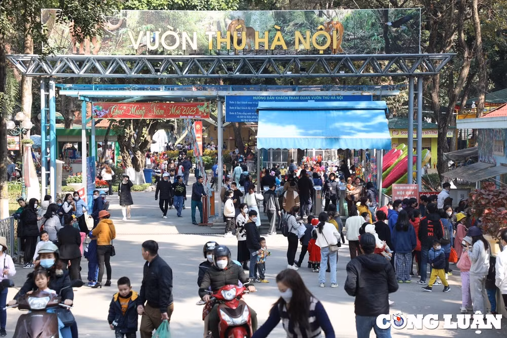 hang nghin nguoi chen chan o cong vien thu le trong ngay dau tien cua nam moi 2023 hinh 1