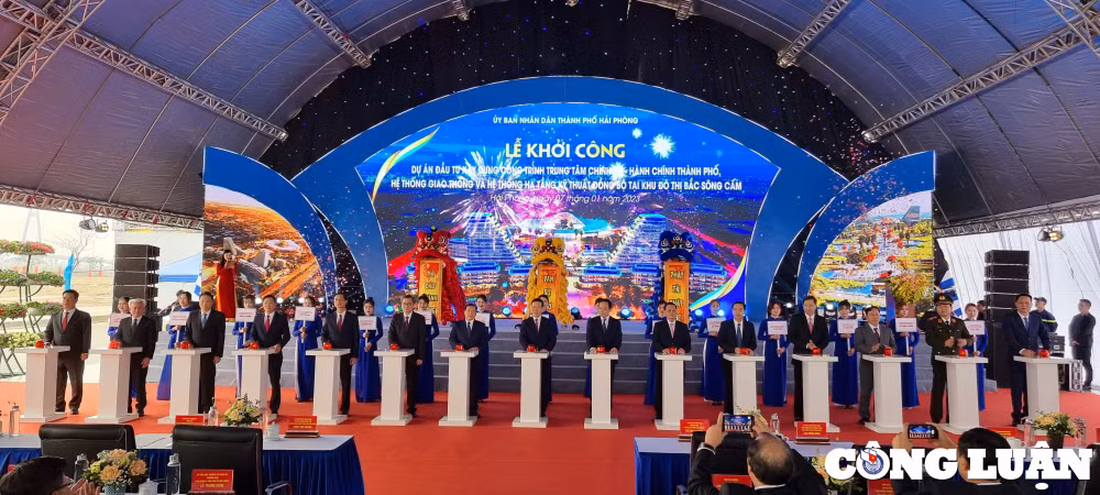 hai phong khoi cong trung tam chinh tri hanh chinh moi tri gia hon 2500 ty dong hinh 1