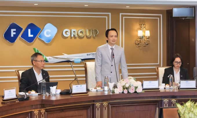 Chủ tịch tập đoàn FLC Trịnh Văn Quyết.