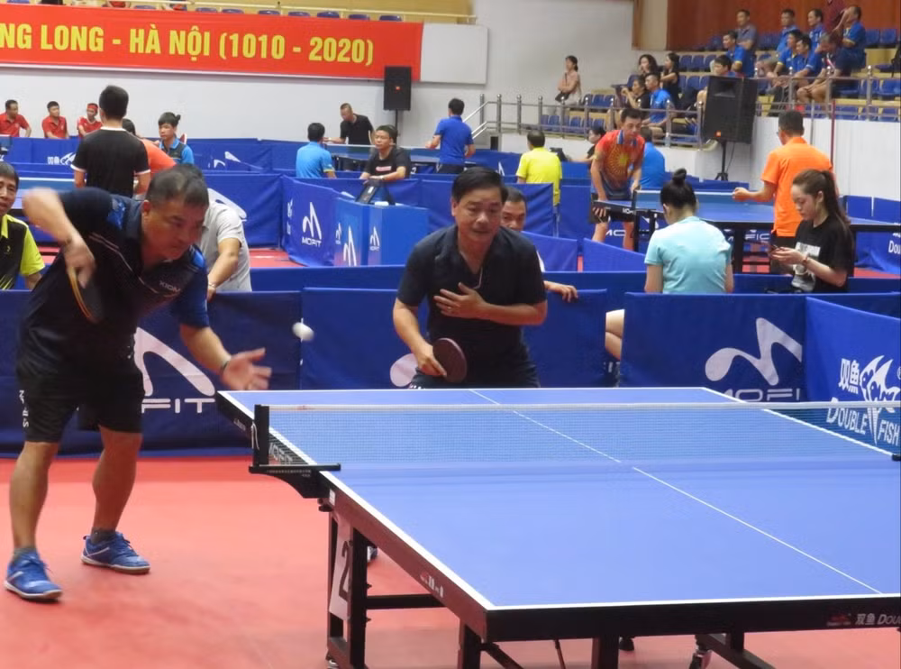 Nhà báo Nguyễn Xuân Hải cống hiến và thi đấu hết mình.