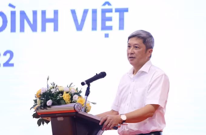 PGS, TS Nguyễn Trường Sơn, Thứ trưởng Y tế tham dự và phát biểu chỉ đạo tại chương trình