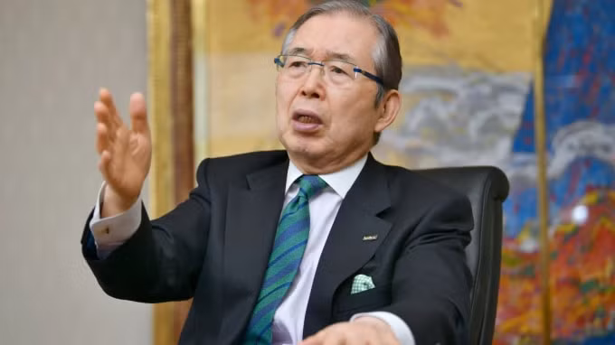Giám đốc điều hành Nidec, Shigenobu Nagamori, lập luận rằng Nhật Bản cần phải giải phóng các lực lượng cạnh tranh bằng cách nới lỏng các quy định. Ảnh: Toshiki Sasazu/Nikkei