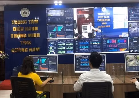 Khai trương Trung tâm điều hành thông minh tỉnh Quảng Nam.