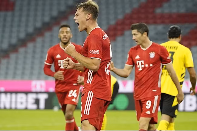 Cầu thủ Kimmich có bàn thắng quyết định, mang về chiến thắng 3-2 cho Bayern. Ảnh: internet.