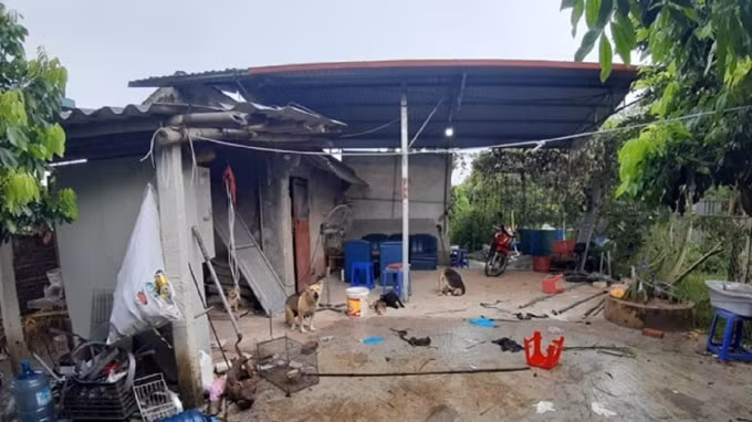 Hiện trường xảy ra vụ án giết người tại thành phố Hưng Yên.