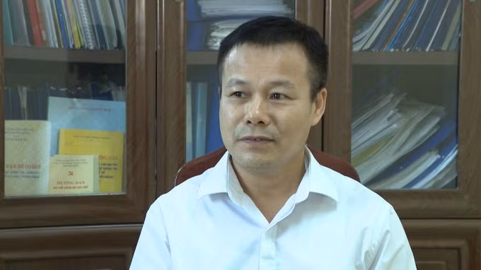Nguyễn Văn Thơm - Giám đốc Trung tâm Kiểm soát bệnh tật tỉnh Thái Bình. Ảnh: ThaibinhTV.VN