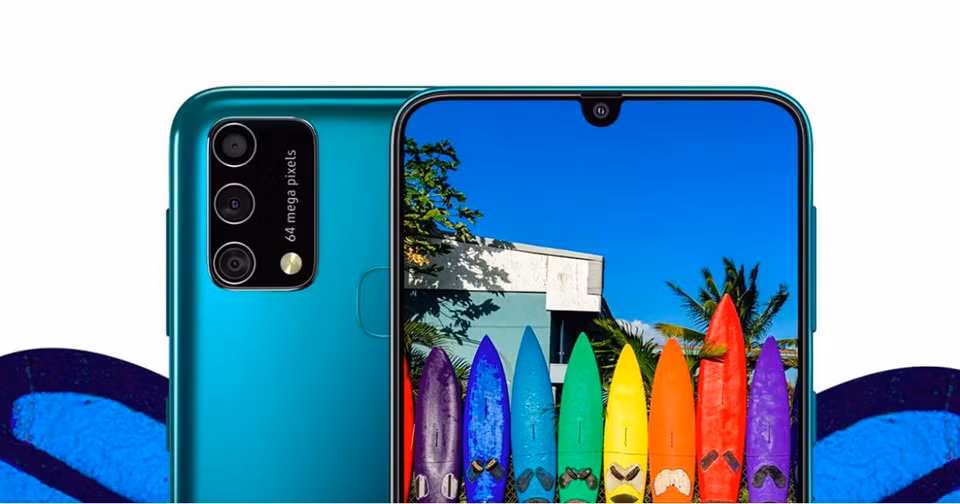 Điện thoại tầm trung Galaxy F41. Ảnh: 91mobiles