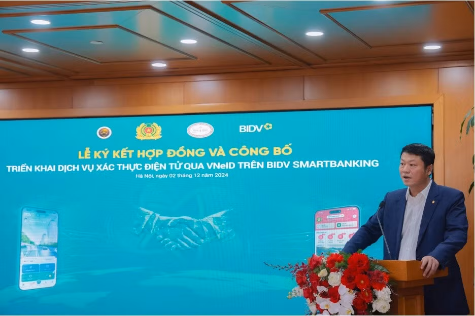 bidv trien khai dich vu xac thuc khach hang dien tu qua vneid tren smartbanking hinh 2