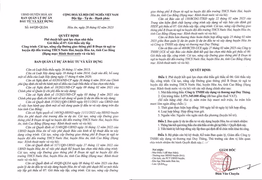 cao bang diem mat nhung nha thau thuong xuyen trung thau sat gia tai huyen hoa an hinh 3