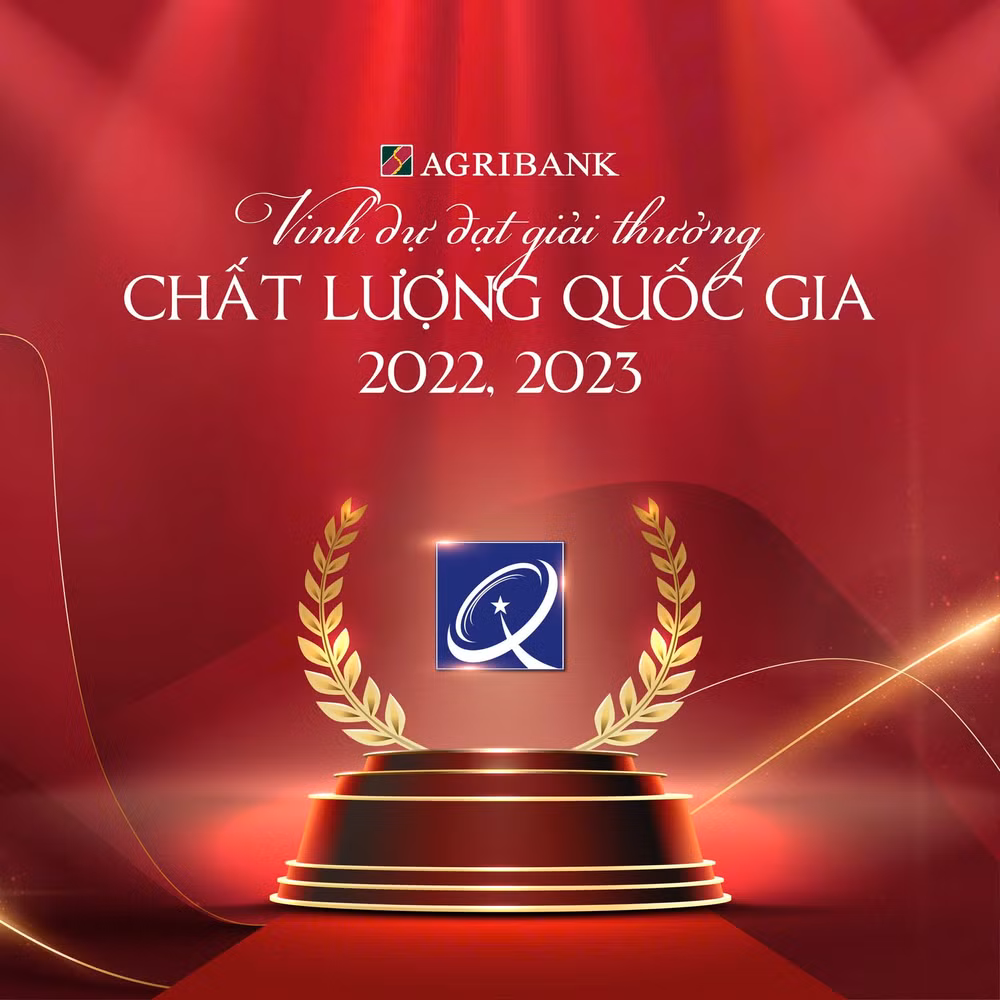 agribank vinh du dat giai thuong chat luong quoc gia nam 2022 2023 hinh 2