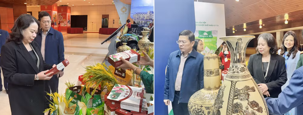 03 Phó Chủ tịch nước Võ Thị Ánh Xuân đến thăm khu trưng bày của Tập đoàn BRG và các Công ty Thành viên