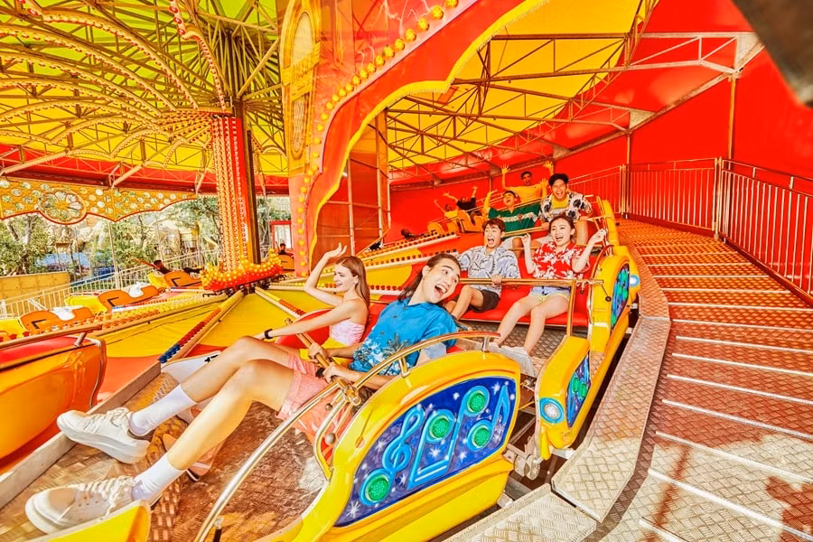 Hoạt động vui chơi giải trí tại công viên chủ đề VinWonders Phú Quốc