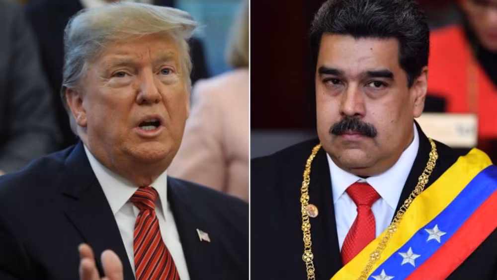 Tổng thống Mỹ Donald Trump và Tổng thống Venezuela Nicolás Maduro.