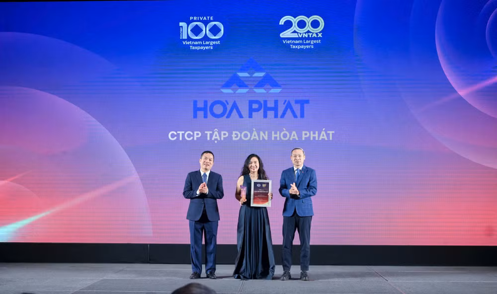 Hòa Phát Top 4 DN tư nhân nộp thuế lớn nhất VN