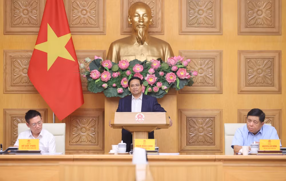 Thủ tướng Phạm Minh Chính làm việc với Hội đồng Tư vấn chính sách- Ảnh 5.