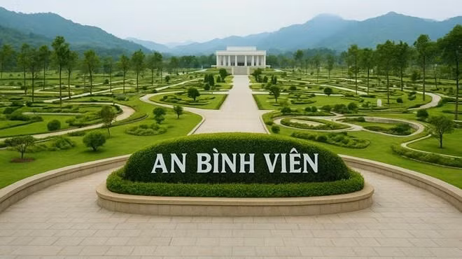 phối cảnh nghĩa trang An Bìn Viên