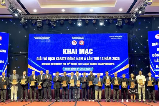 11 quốc gia hội tụ tại Giải Vô địch Karate Đông Nam Á lần thứ 13
