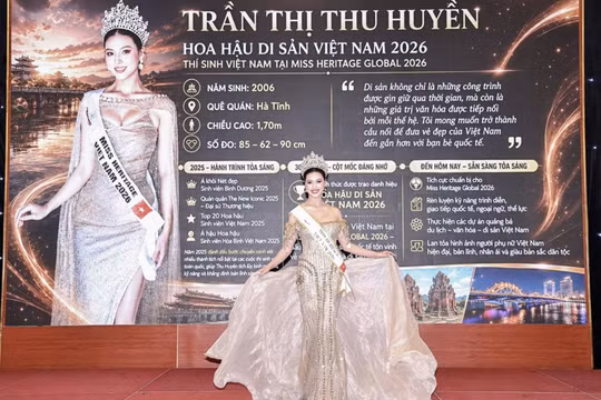 Hoa hậu Di sản Toàn cầu 2026 quy tụ thí sinh từ hơn 40 quốc gia và vùng lãnh thổ