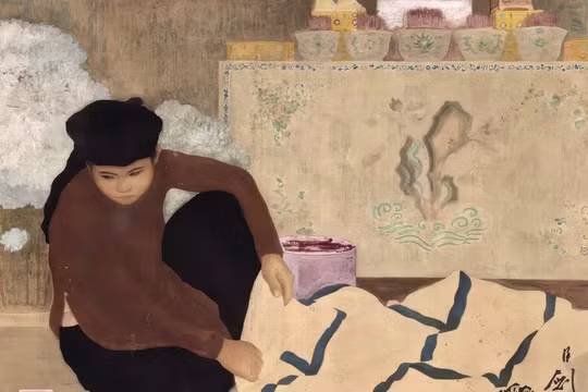 Tranh lụa của danh họa Nam Sơn lập kỷ lục hơn 31 tỷ đồng tại Pháp