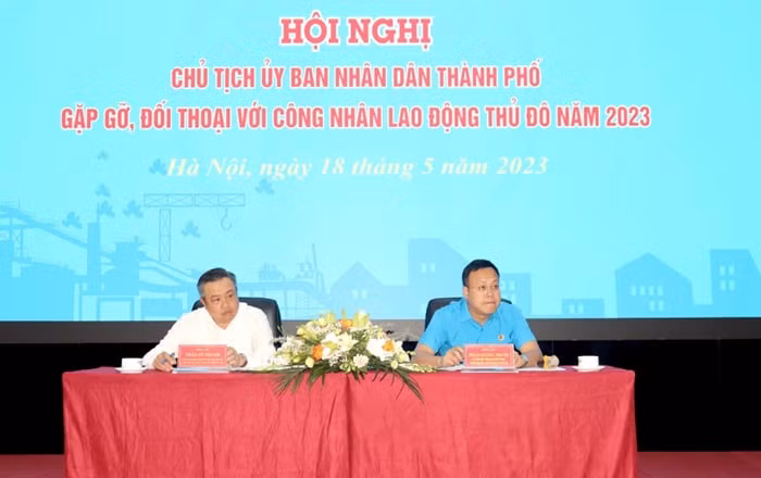 lanh dao thanh pho ha noi se gap go doi thoai voi khoang 200 cong nhan hinh 1