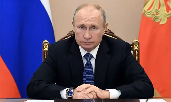 Tổng thống Nga Putin cho biết Nga có thể chặn dịch vụ internet nước ngoài trong trường hợp có hành động thù địch chống lại đất nước - Ảnh: Reuters
