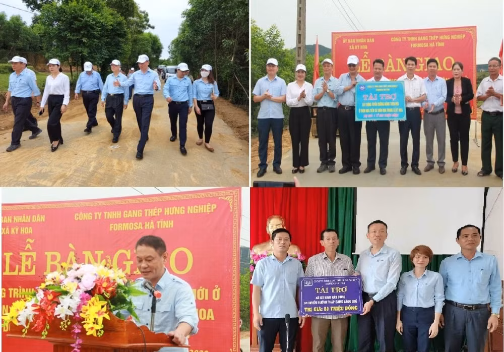 formosa ha tinh gop phan xay dung nong thon moi cung thi xa ky anh hinh 1