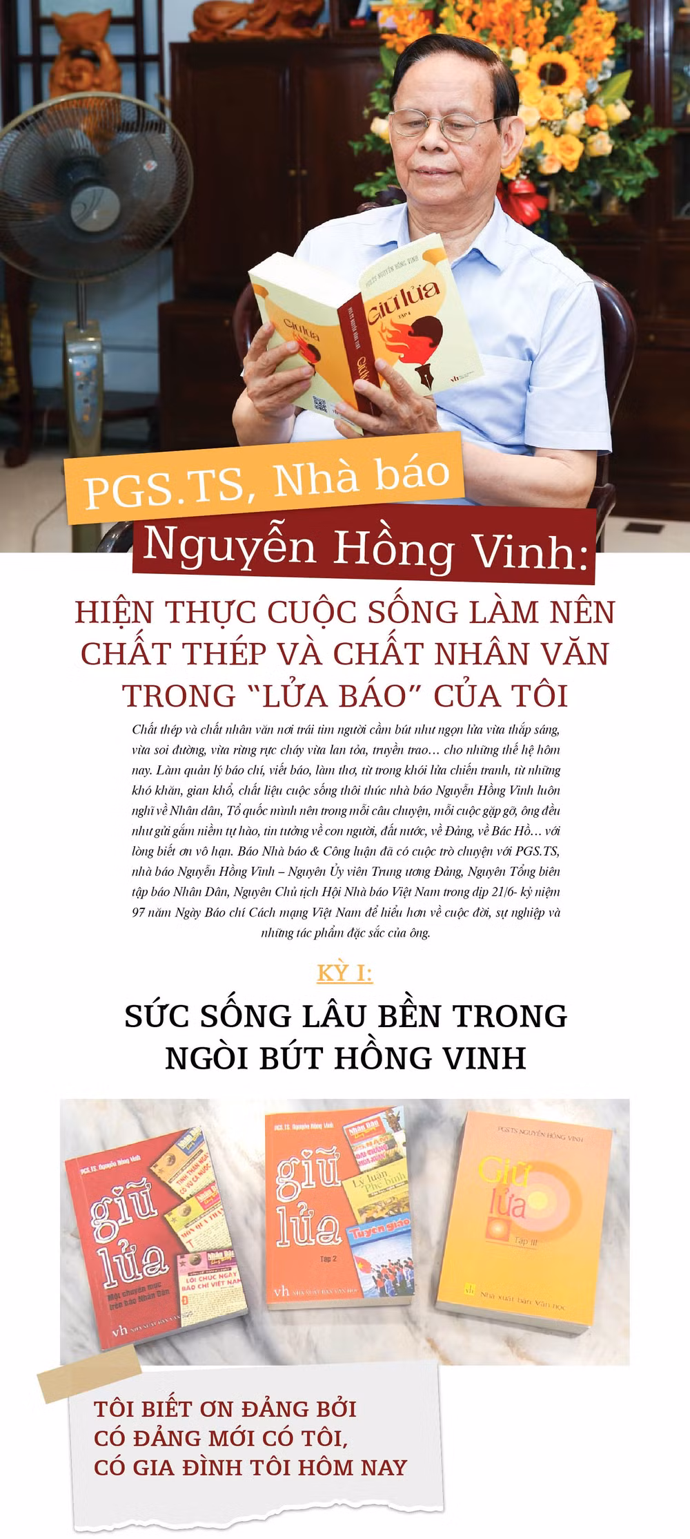 pgsts nha bao nguyen hong vinh hien thuc cuoc song lam nen chat thep va chat nhan van trong lua bao cua toi hinh 1