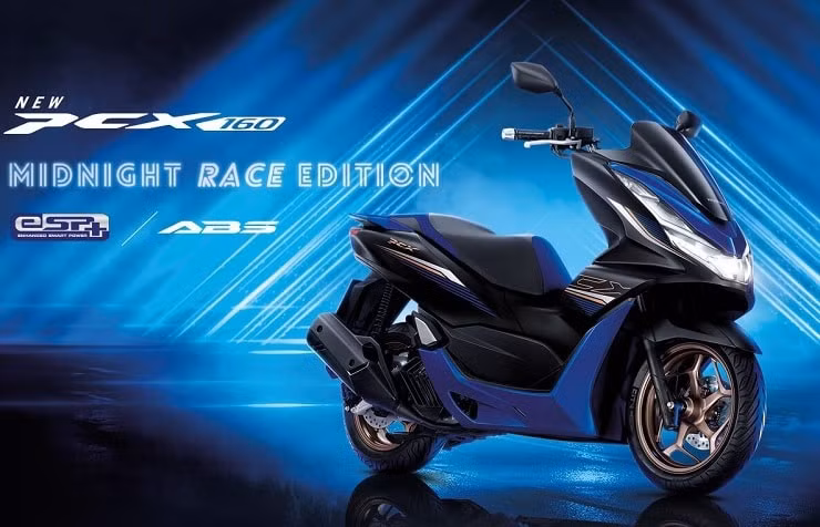 honda pcx160 midnight race edition ra mat tai thai lan gia 66 trieu dong hinh 1