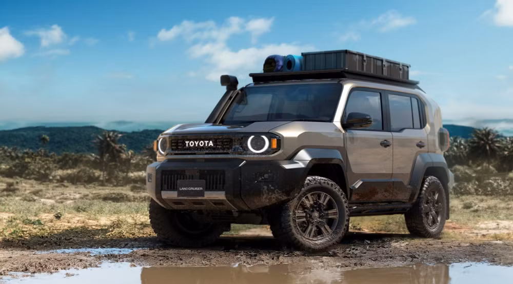 Land Cruiser FJ 2026 mang phong cách hầm hố đậm chất việt dã - Ảnh: Toyota
