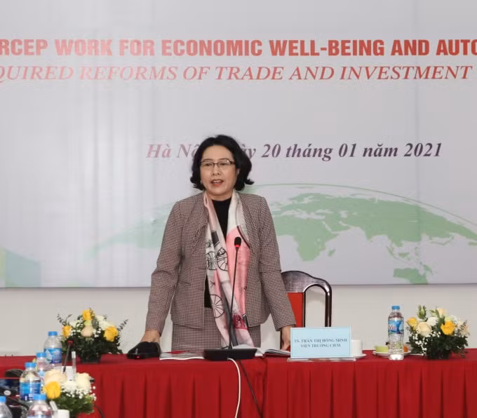Viện trưởng CIEM: Thông tin về tiến triển đối với RCEP hầu như rất hạn chế trong suốt 3 quý đầu năm 2020. Ảnh: Mạnh Cường