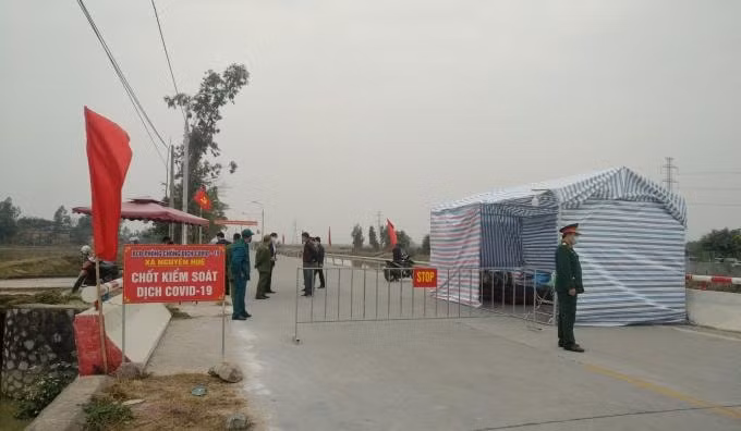Quảng Ninh lập 12 chót kiểm soát y tế ra vào tỉnh, phòng chóng Covid-19. Ảnh: Sở TTTT tỉnh Quảng Ninh.