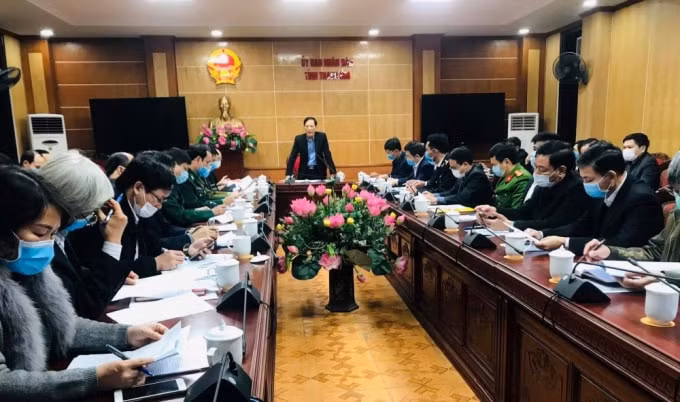 UBND tỉnh Thanh Hóa đưa ra nhiều biện pháp cứng rắn để ngan ngừa dịch bệnh lây lan. Ảnh: Thanhhoagov.vn