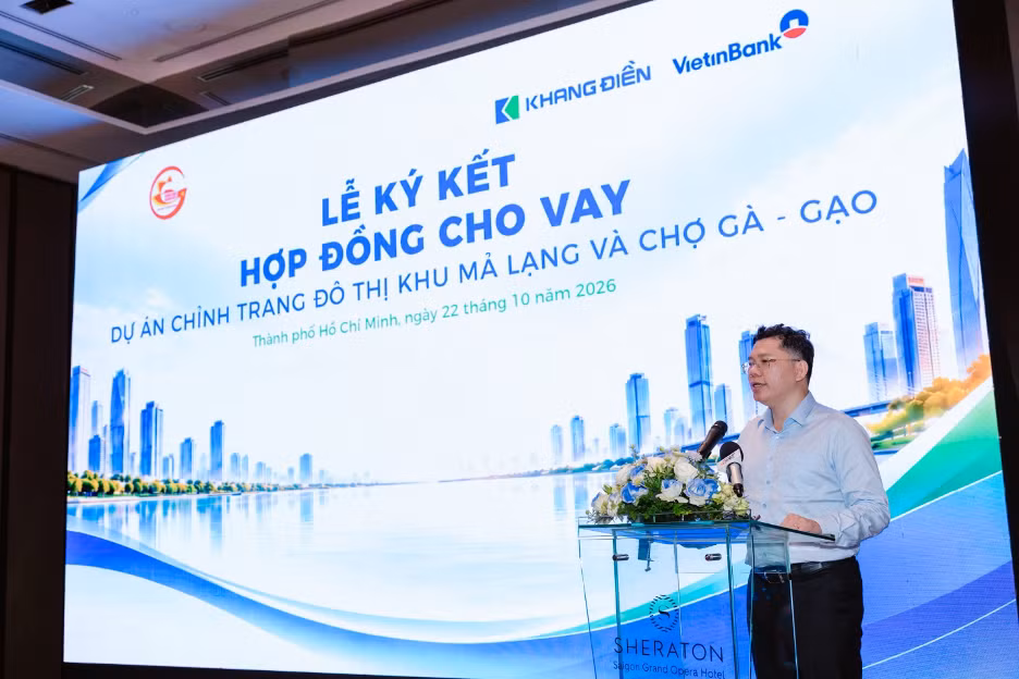 Ông Hoàng Nguyên Dinh, Ủy viên Ban Thường vụ Thành ủy, Phó Chủ tịch UBND TP.HCM, phát biểu tại sự kiện