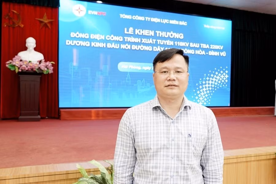 Ông Trịnh Văn Thủy – Giám đốc Công ty Cổ phần Thương mại Xây lắp Công nghiệp Thăng Long đơn vị tham gia thi công dự án