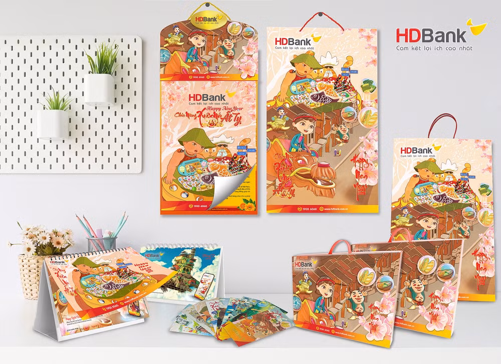 bo lich hdbank 2025 35 nam mua xuan hanh dong tet xanh vung ben hinh 3