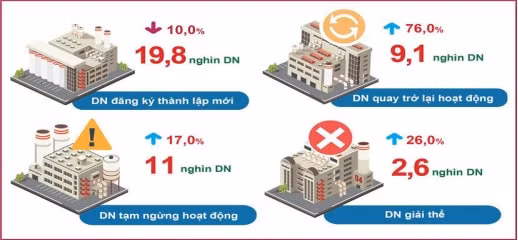 ha noi co 198 nghin doanh nghiep dang ky thanh lap moi trong 10 thang hinh 3