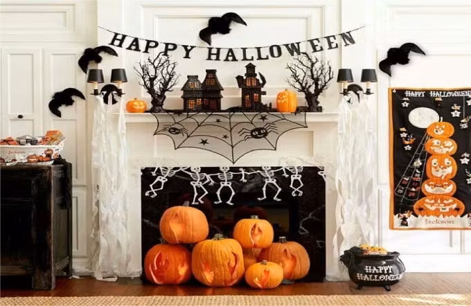 cach trang tri nha doc dao don halloween 2021 hinh 1