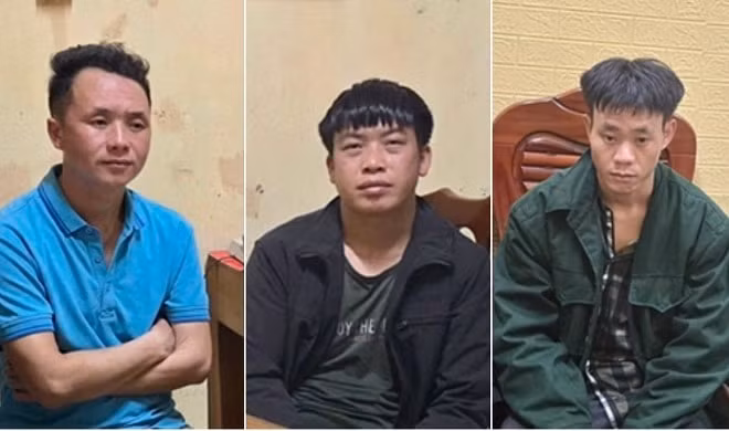 Các đối tượng trong vụ án ( ảnh Công an tỉnh Hà Giang)