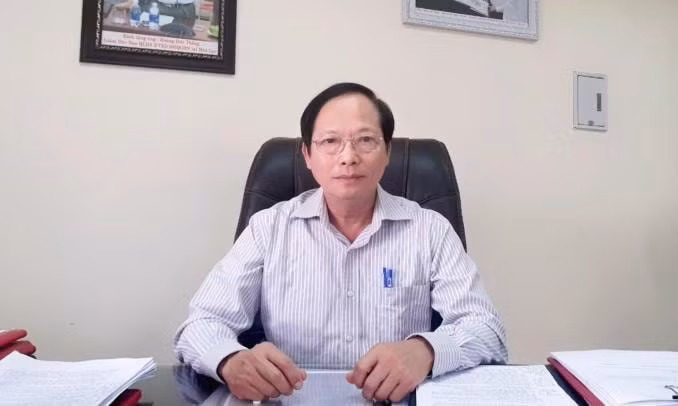 Ông Hoàng Đức Thắng - Giám đốc Ban quản lý đầu tư xây dựng ĐHQGHN tại Hòa Lạc.