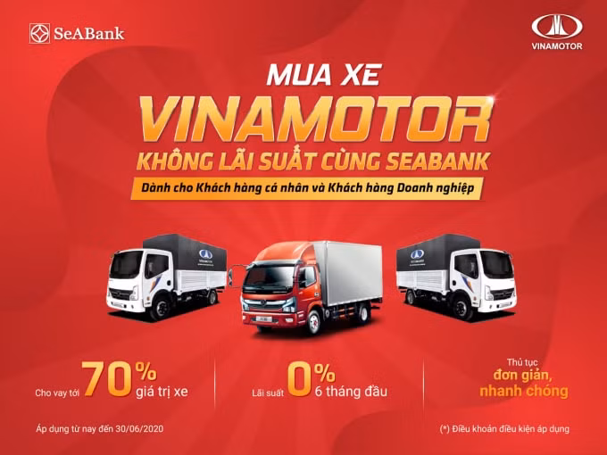 SeABank uu dai mua xe o to