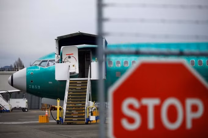 Một chiếc Boeing 737 MAX. Ảnh: Reuters