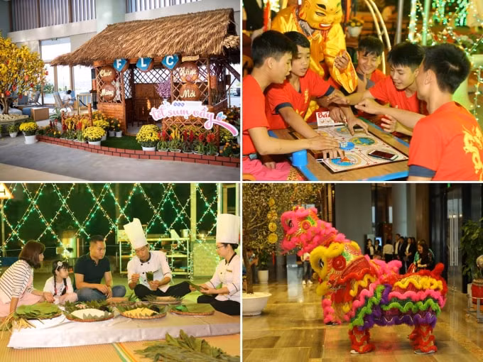 Không khí Tết tràn ngập tại các quần thể nghỉ dưỡng của FLC trong mỗi dịp Tết.