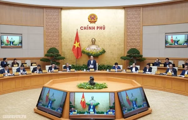Phiên họp Chính phủ thường kỳ tháng 11/2019. Ảnh: VGP