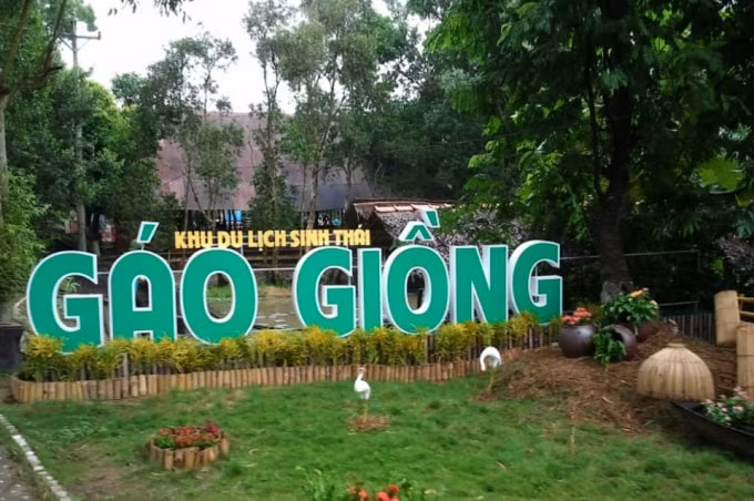 Khu du lịch sinh thái Gáo Giồng, một điểm đến tiêu biểu của Đồng Tháp.