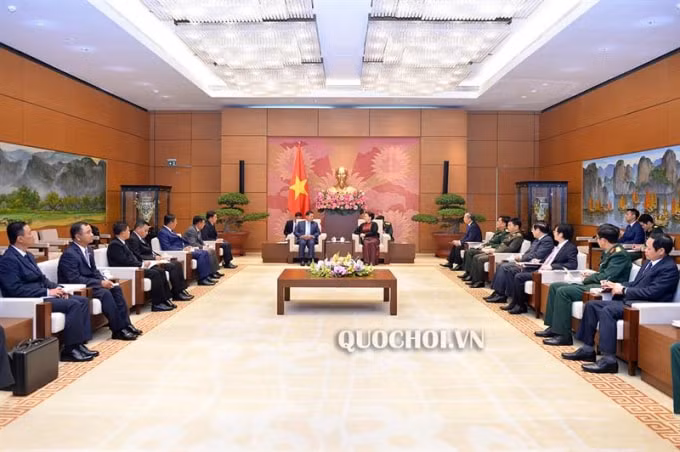 Quang cảnh buổi tiếp. Ảnh: Quochoi.vn.