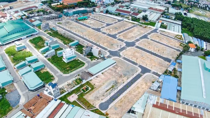 Đất nền vẫn là phân khúc có tỷ suất sinh lời vượt trội (Ảnh: dự án Lộc Phát Residence Bình Dương).