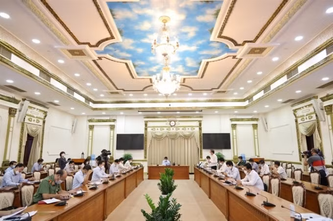 Toàn cảnh cuộc họp. Ảnh: TTBC