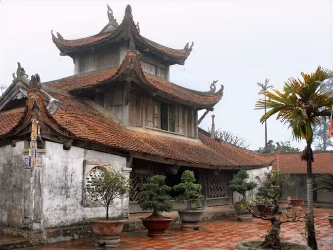 Chùa Bút Tháp tỉnh Bắc Ninh là một trong những ngôi chùa cổ kính (Ảnh T.L)