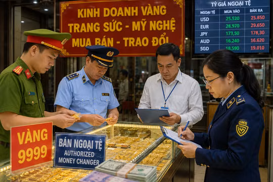 Siết chặt quản lý thị trường vàng và ngoại tệ, dẹp 'loạn' giao dịch trái phép