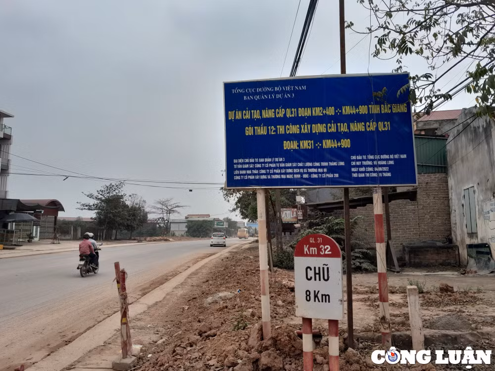 sap khanh thanh du an nang cap quoc lo 31 qua tinh bac giang hon 860 ty dong hinh 1